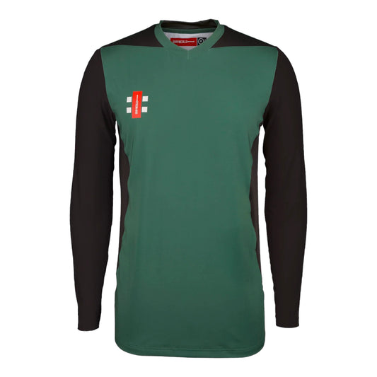 GN T20 LS Shirt Green & Black