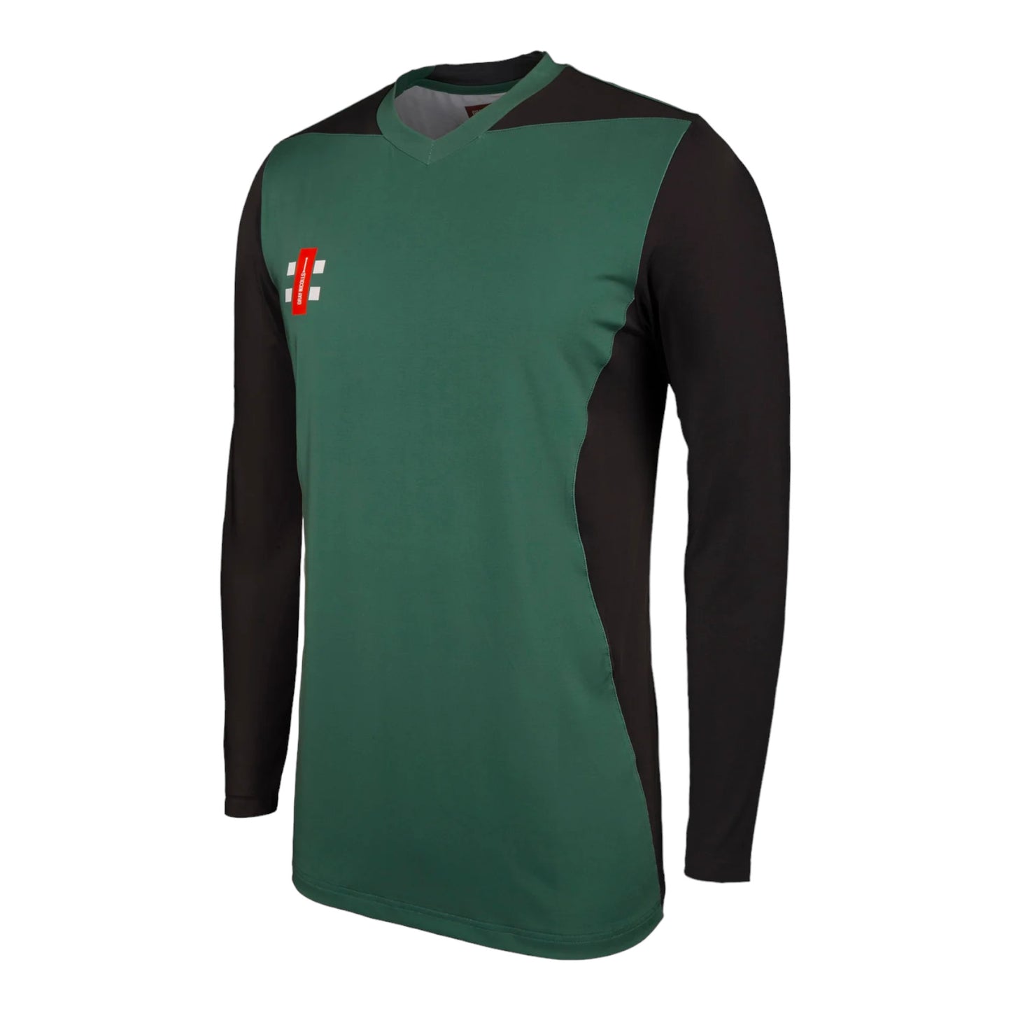 GN T20 LS Shirt Green & Black