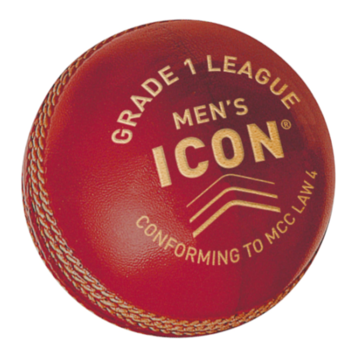 GM Icon Cricket Ball (Red)