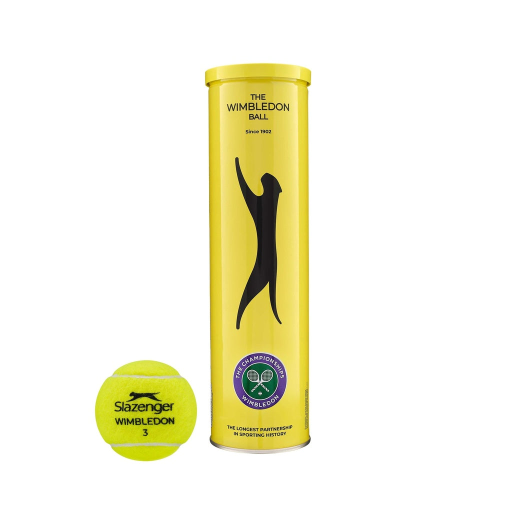 Slazenger Wimbledon Tennis Balls Tube of 4