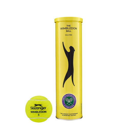 Slazenger Wimbledon Tennis Balls Tube of 4