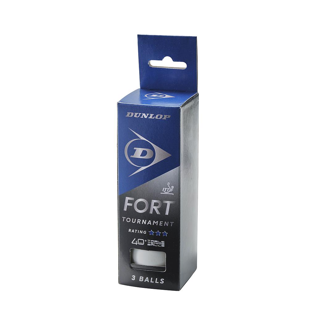 Dunlop 40+ Fort Tournament TT Balls - Pack of 3