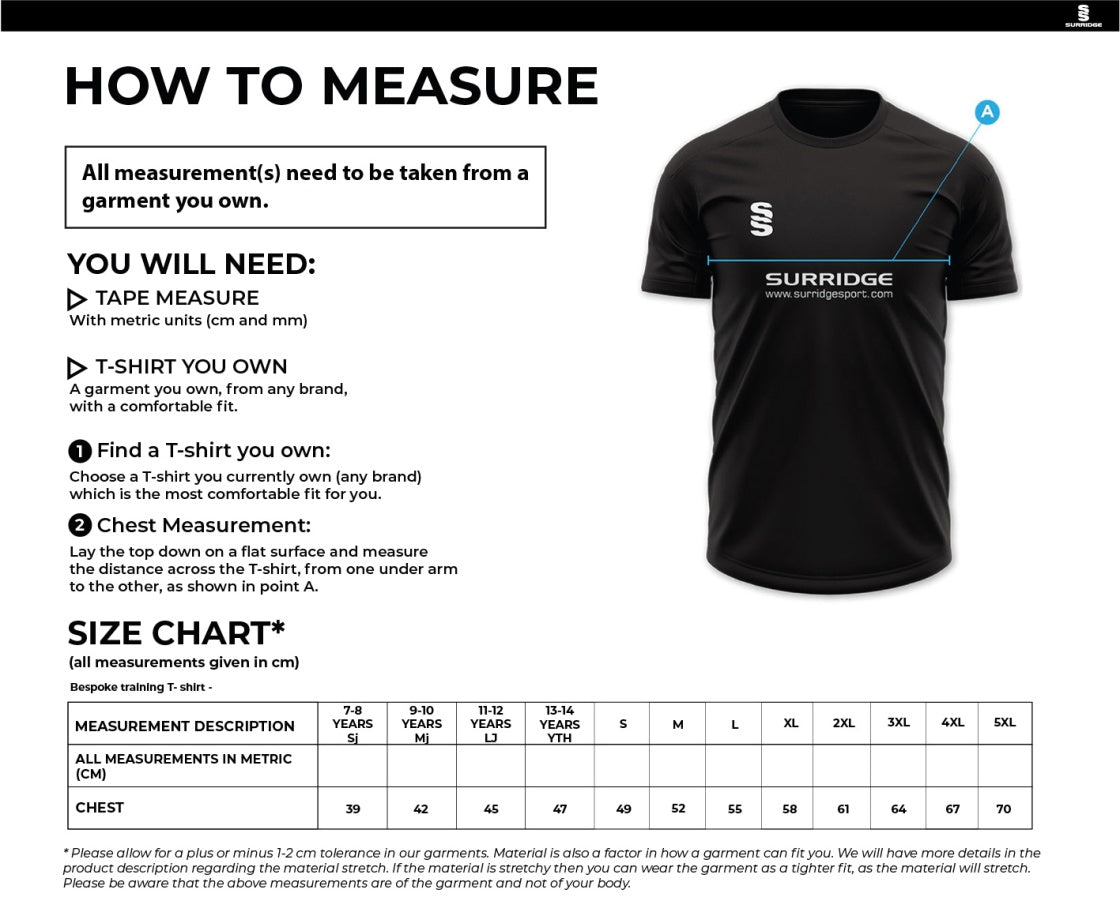 WBRFC Impact Training Shirt