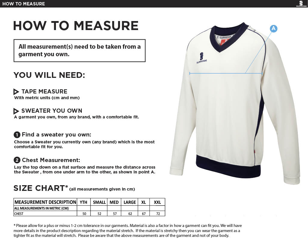 Ruddington CC Curve Sweater