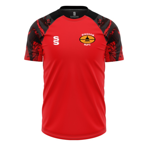 Bingham RFC Red Training Shirt