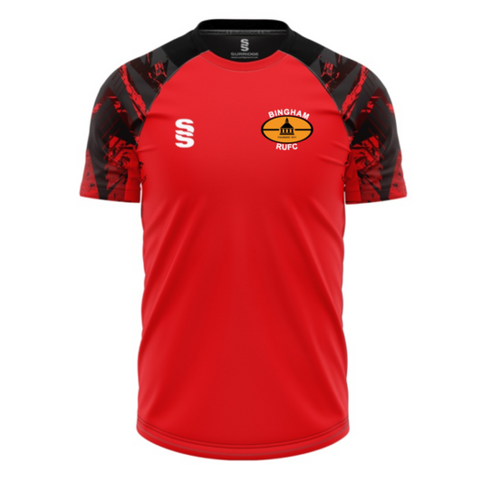 Bingham RFC Red Training Shirt