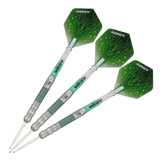 T90 Core XL Green Type 2 - 90% Tungsten Steel Tip Darts By Unicorn