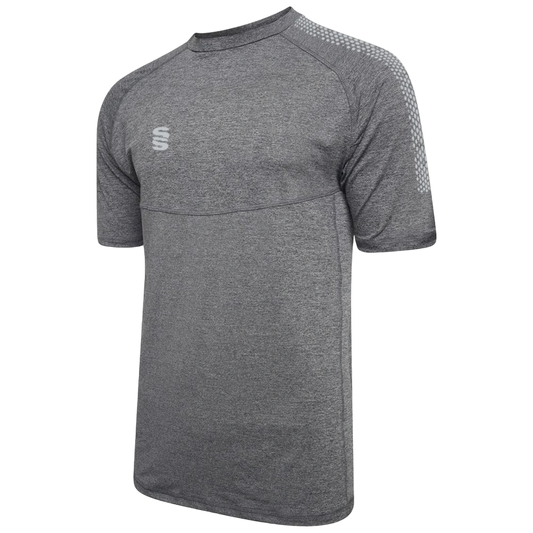 Dual Training T-Shirt: Grey Melange