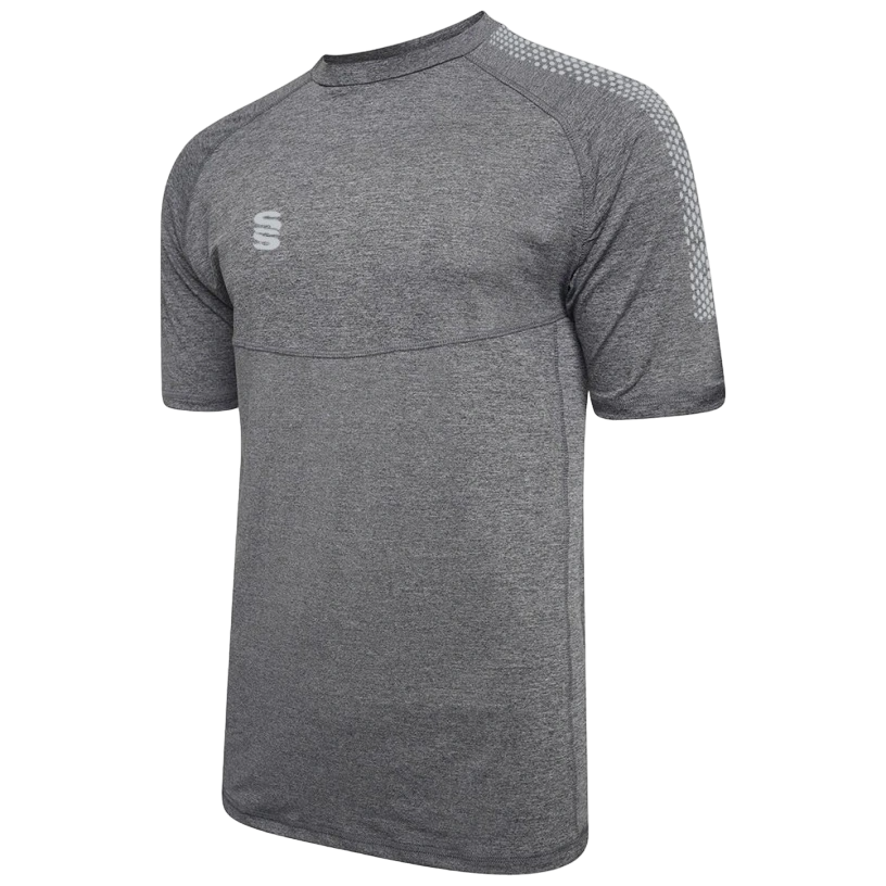Women's Dual Training T-Shirt: Grey Melange