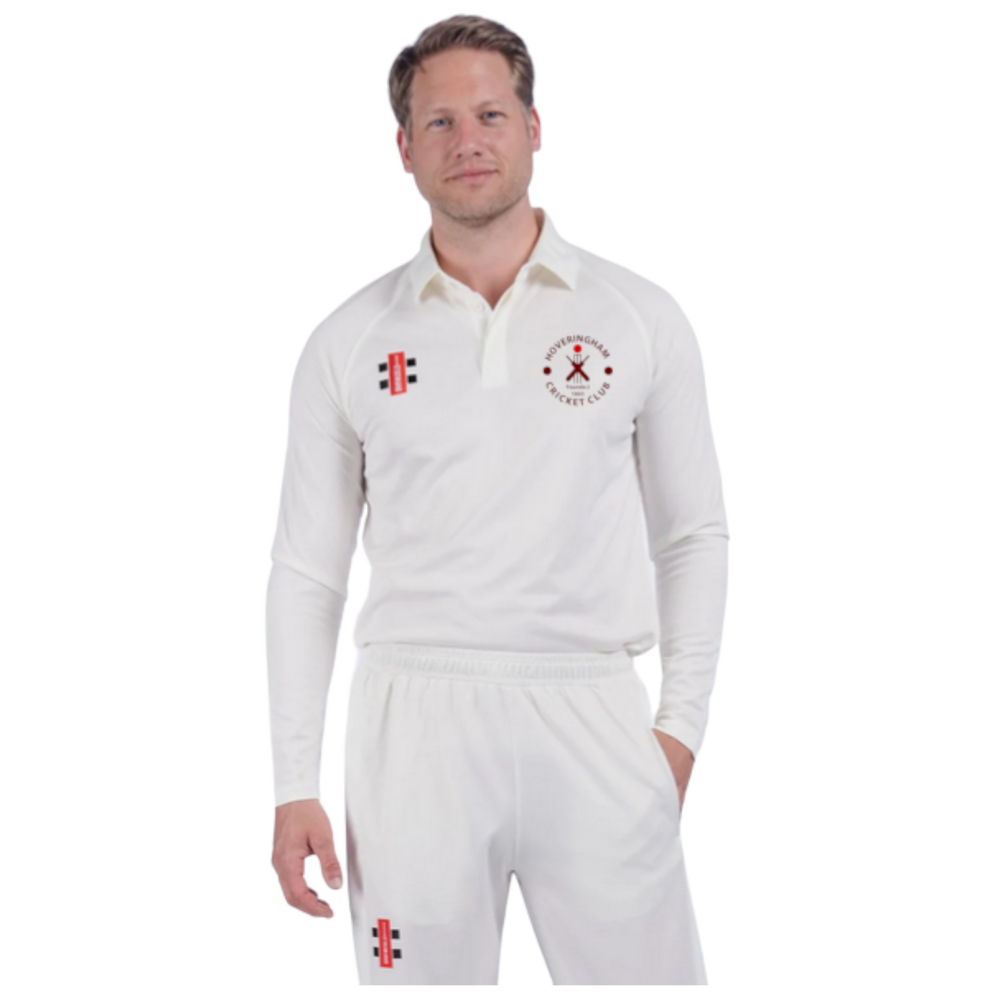 Hoveringham CC Long  Sleeve Playing Shirt