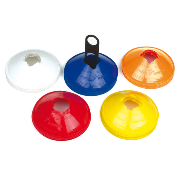 Precision Multicoloured Saucer Cones (Pack of 50)