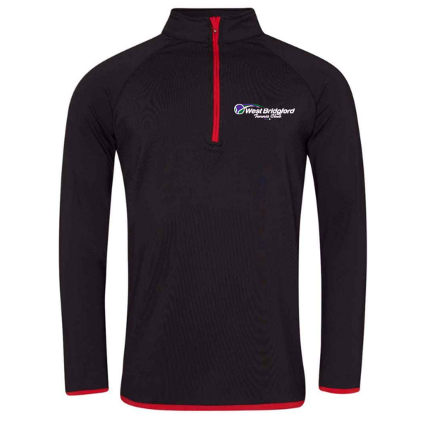 West Bridgford Tennis Performance Top Black/Red