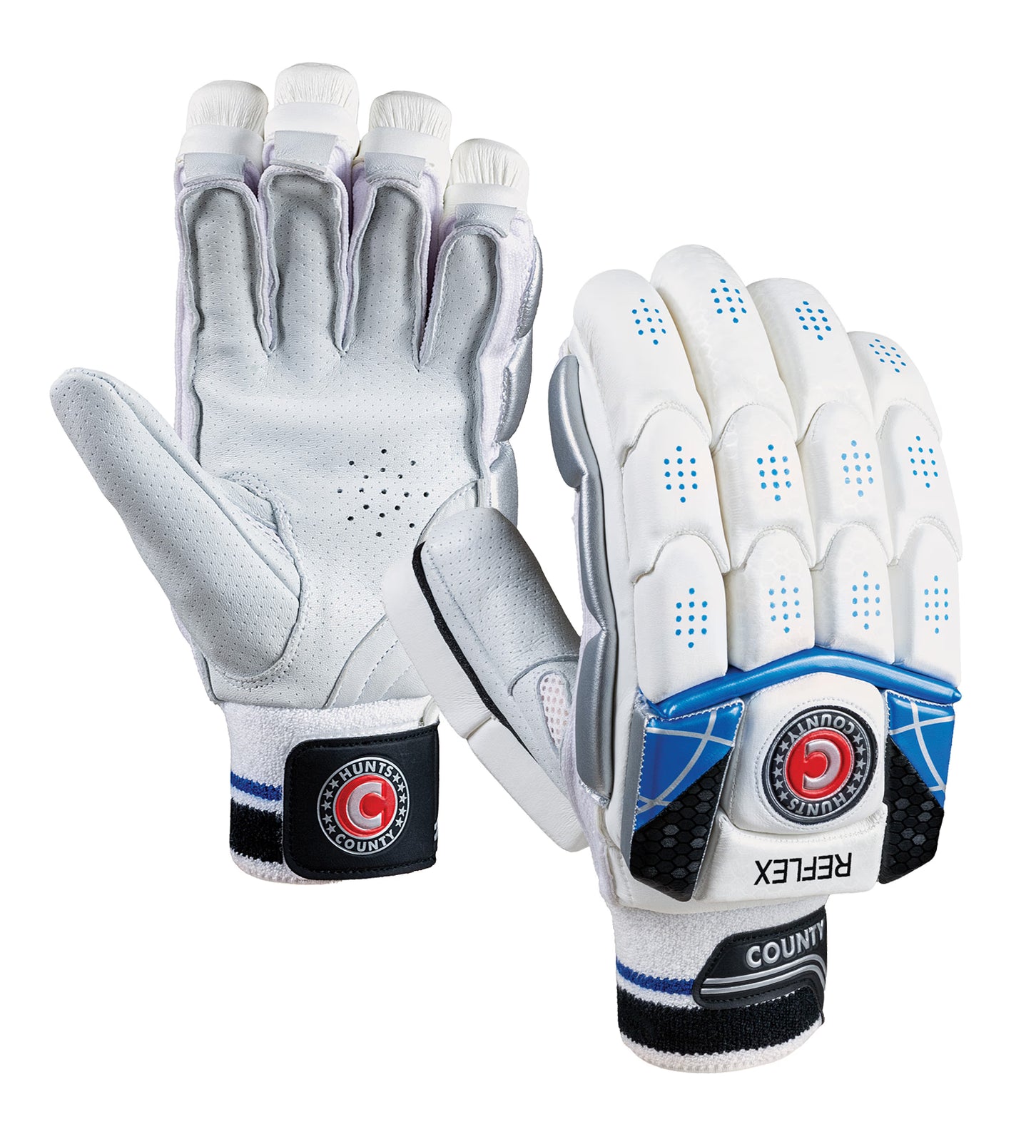 A pair of Hunts County REFLEX Batting Gloves 
