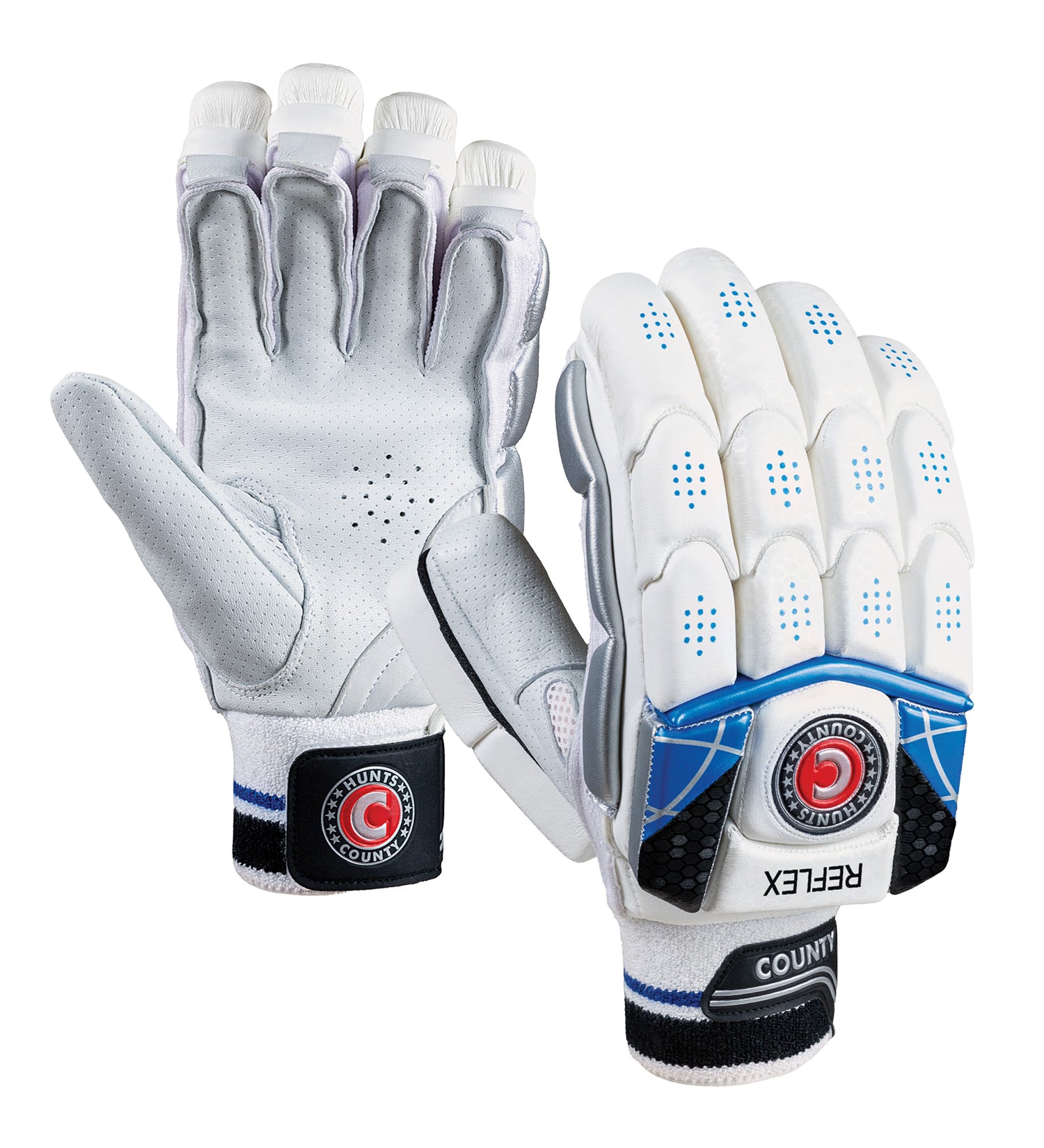 A pair of Hunts County REFLEX Batting Gloves 