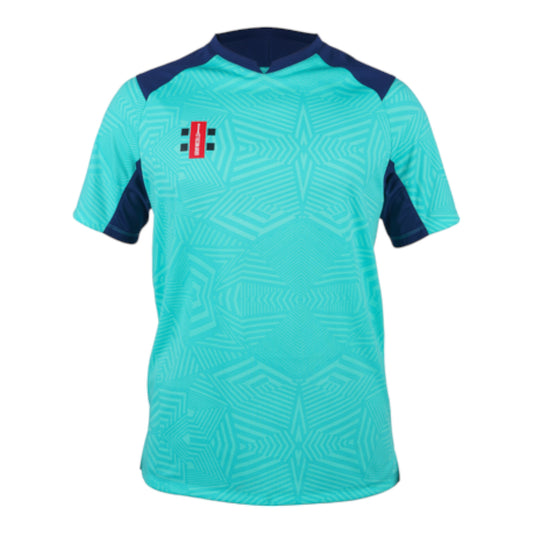 GN PRO T20 SS Shirt Aqua & Navy