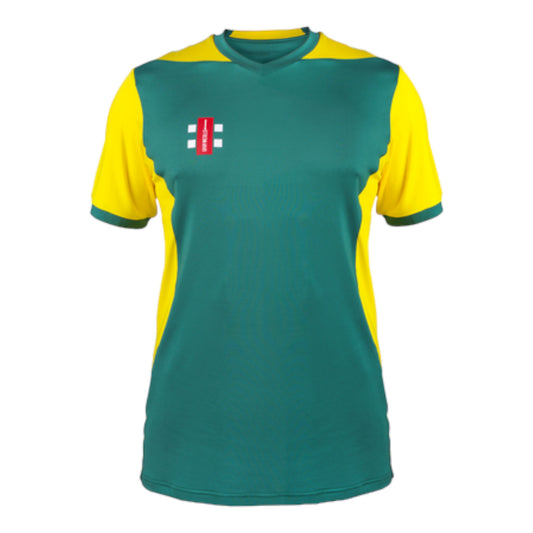 GN T20 SS Shirt Green and Yellow