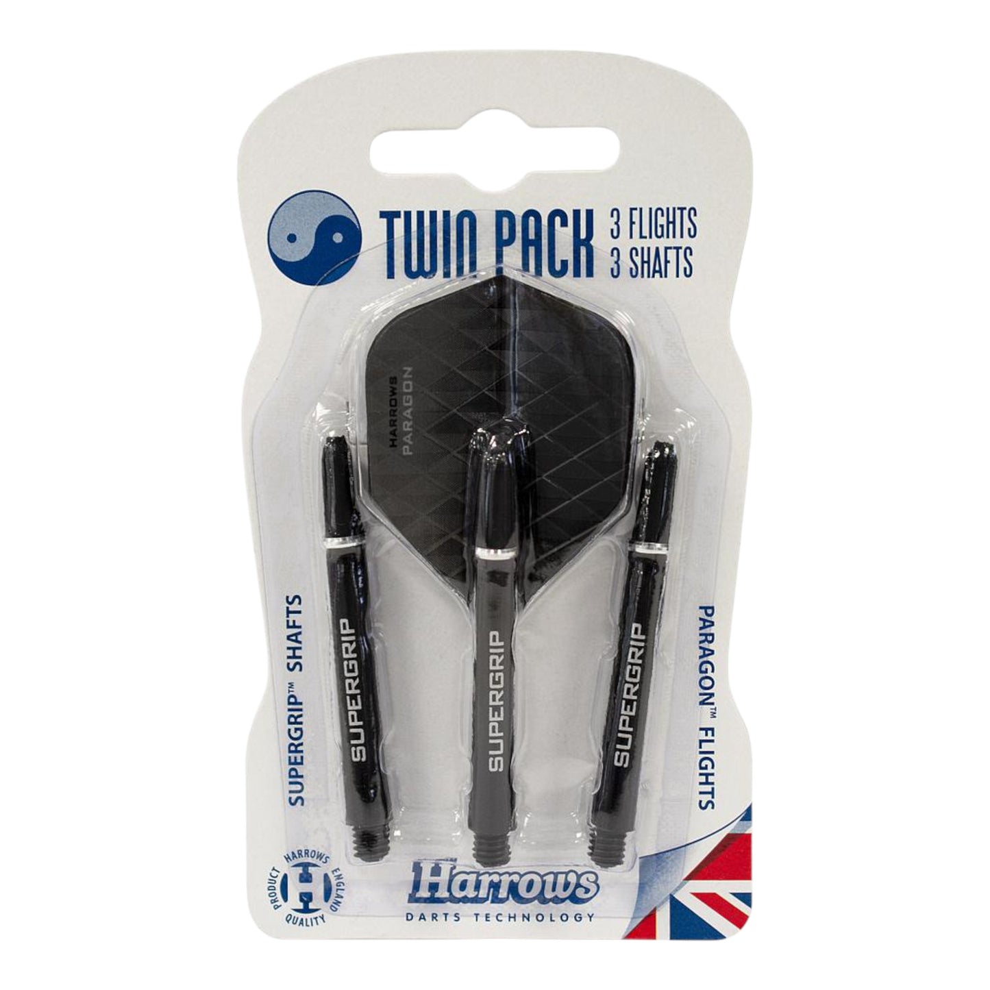 Harrows Twin Pack Dart Flight/Shafts