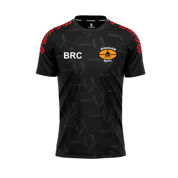 Bingham RFC Black Training Shirt