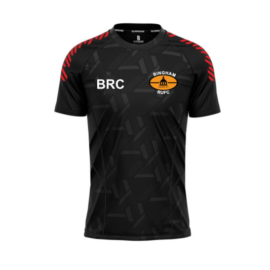 Bingham RFC Black Training Shirt