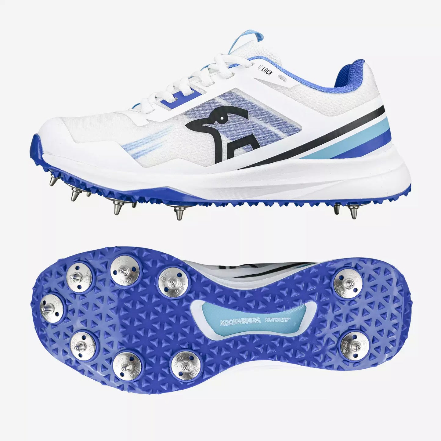 Kookaburra KC 2.O SPIKE CRICKET SHOE BLUE & SKY-2026
