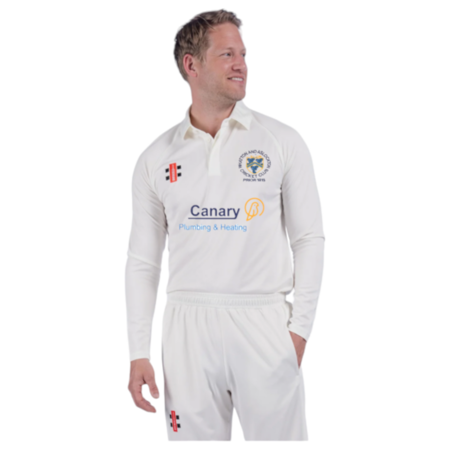 Whatton and Aslockton CC Long Sleeve Matrix Shirt