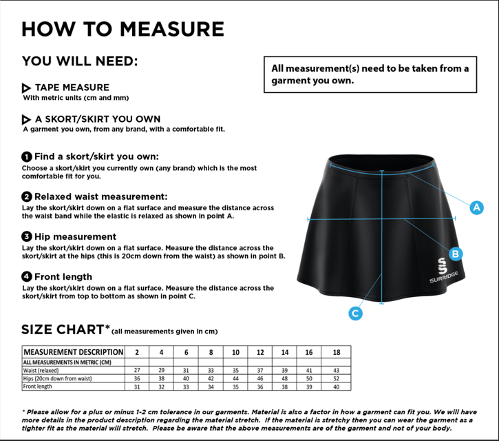 South Nottingham HC Skort