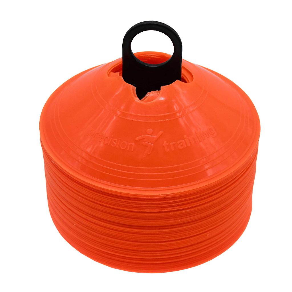Precision Multicoloured Saucer Cones (Pack of 50)