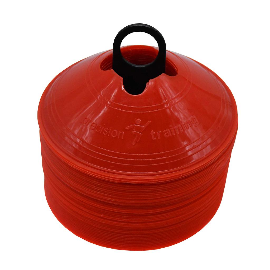 Precision Multicoloured Saucer Cones (Pack of 50)