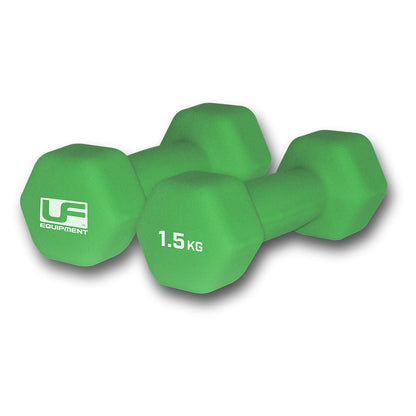 Urban Fitness Hex Dumbbells - Neoprene Covered (Pair)