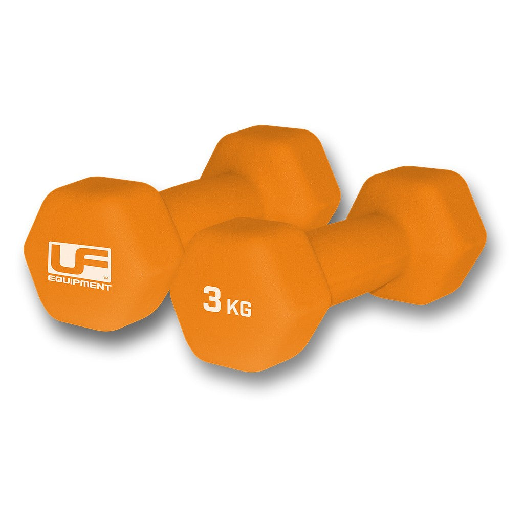 Urban Fitness Hex Dumbbells - Neoprene Covered (Pair)