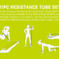 Urban Fitness 11pc Resistance Tube Set