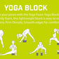 Urban Fitness Marbled Yoga Block
