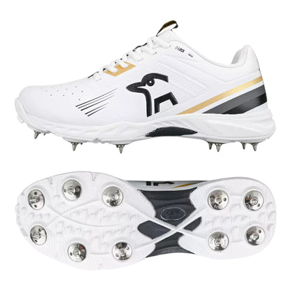 Kookaburra KC 3.0 SPIKE CRICKET SHOE GOLD & BLACK