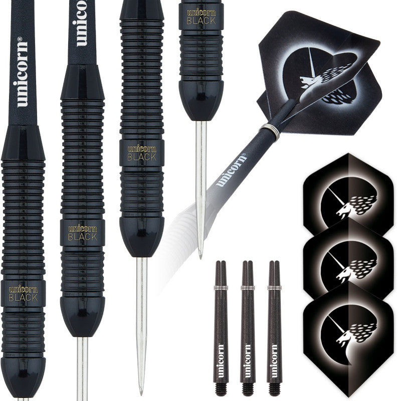 Unicorn Core Plus Black Brass Style 2 Steel Tip Dart