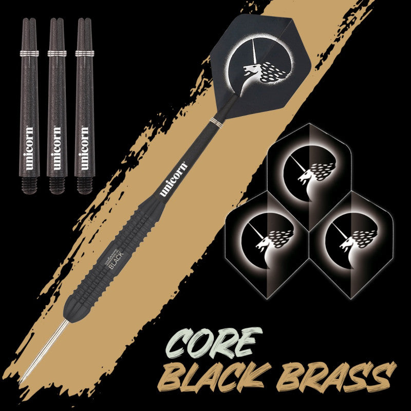 Unicorn Core Plus Black Darts