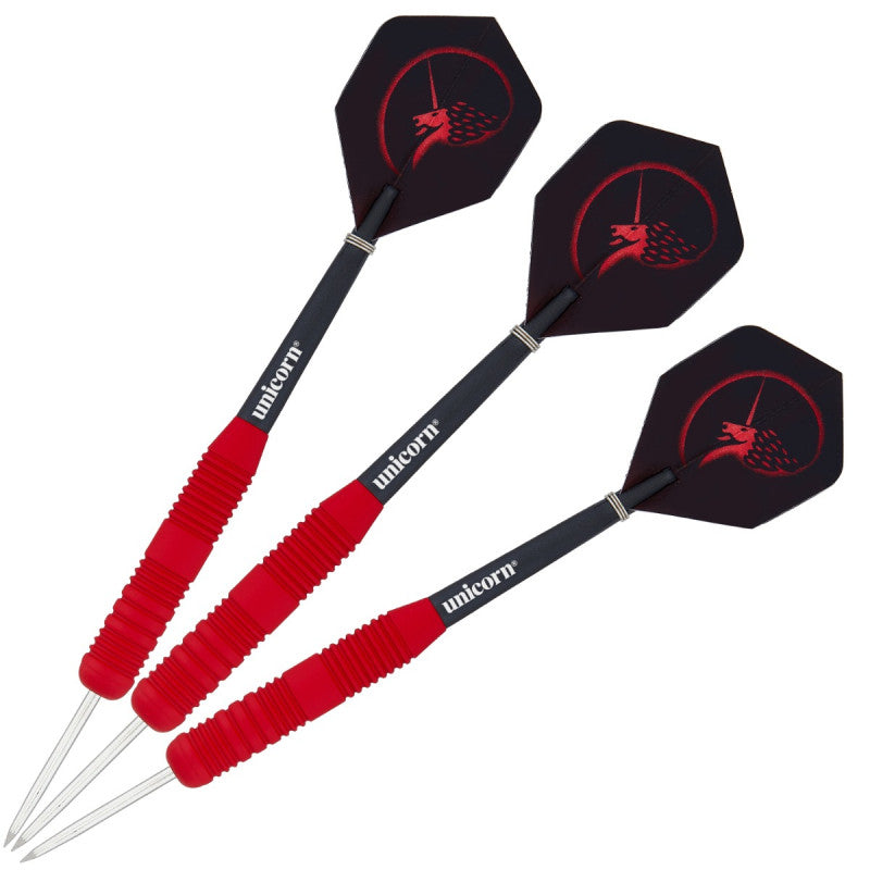Core Plus Red Rubberised Steel Tip Dart