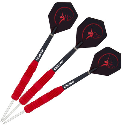 Core Plus Red Rubberised Steel Tip Dart