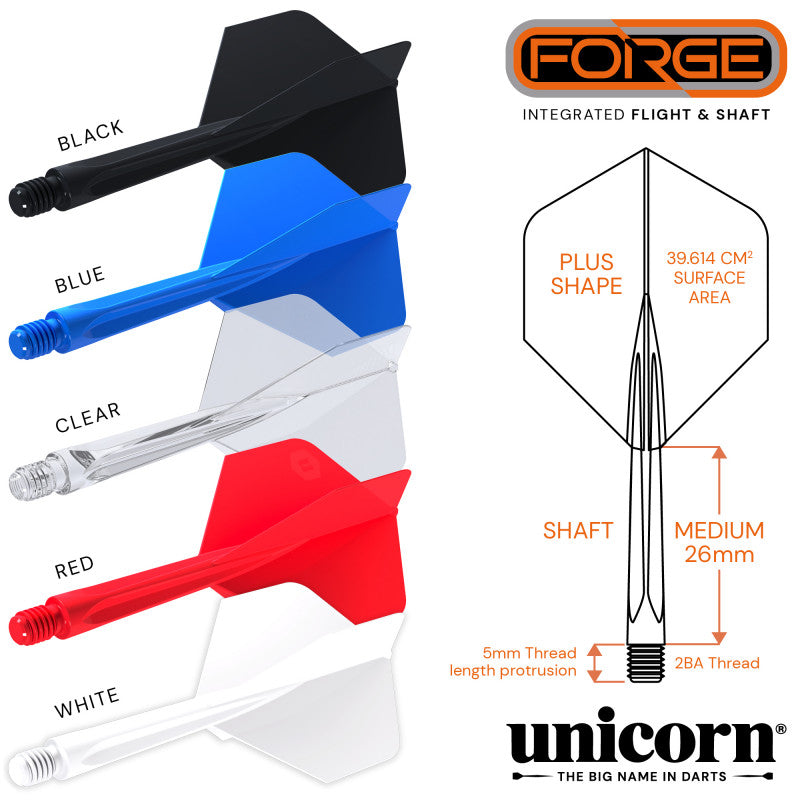Unicorn - FORGE INTEGRATED - PLUS MEDIUM BLACK or RED