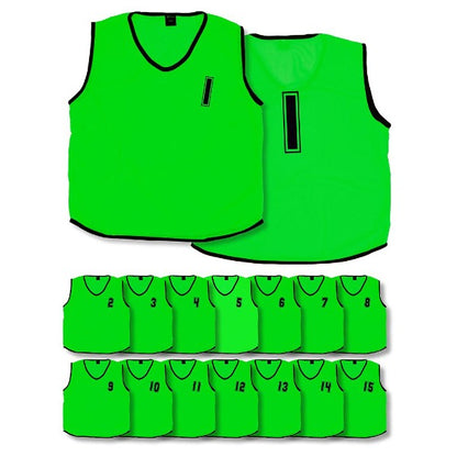 Infants / Kids Mesh Numbered Training Bibs (Pack of 15)