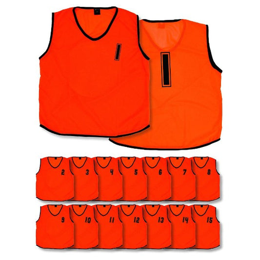 Infants / Kids Mesh Numbered Training Bibs (Pack of 15)