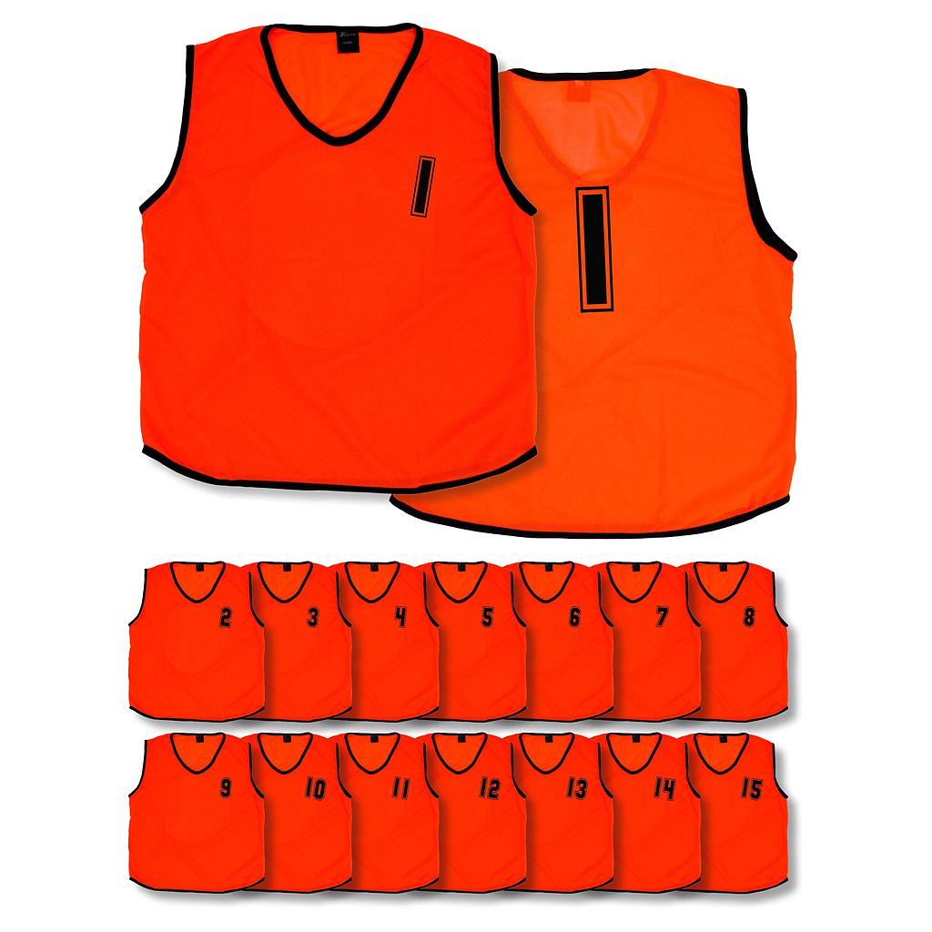 Youth / Adult Mesh Numbered Training Bibs (Pack of 15)
