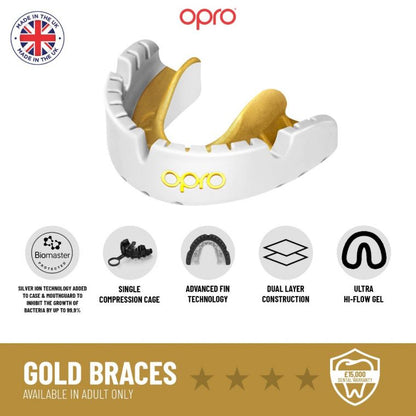 Opro Gold Level Mouthguard for Braces (Age 10+)