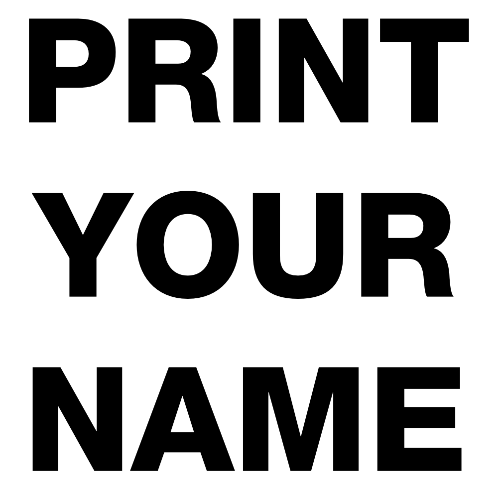 Name Printing